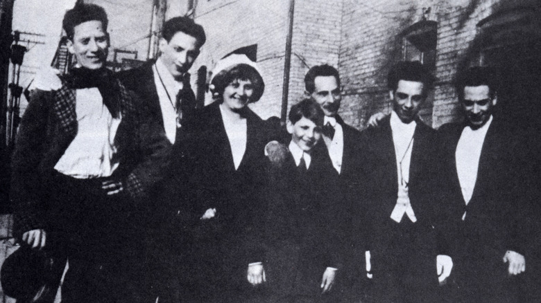 The Five Marx Brothers and parents
