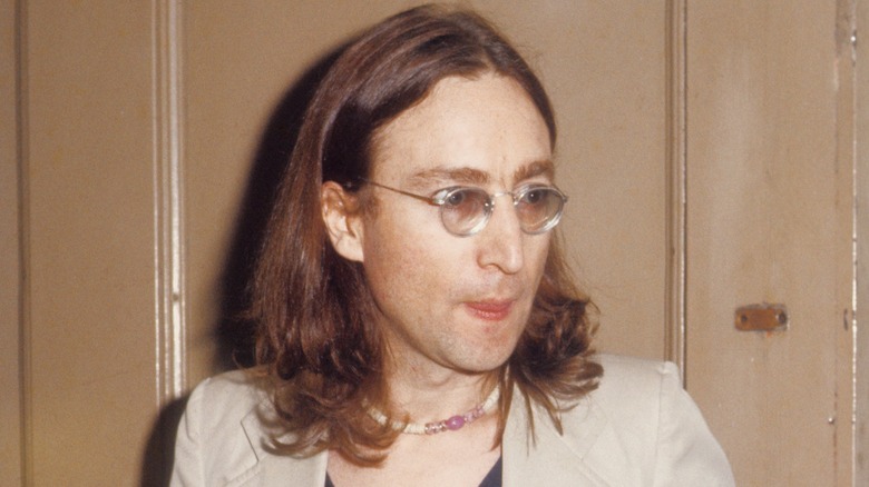 John Lennon being interviewed