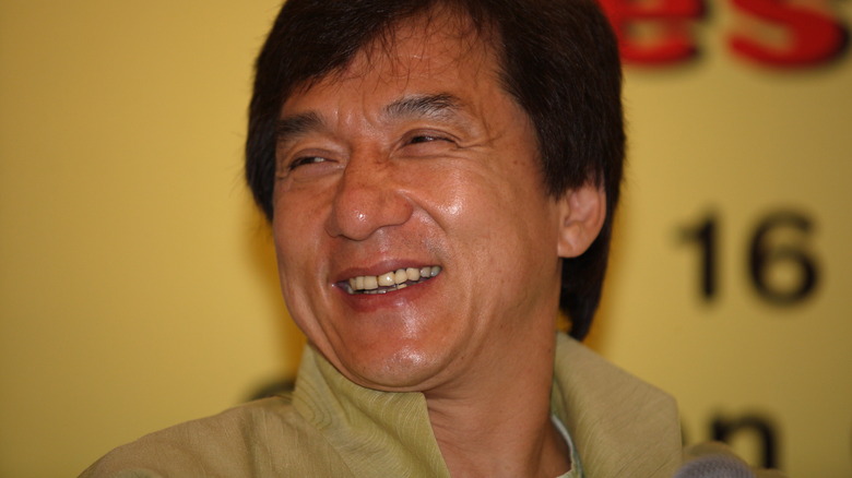 Jackie Chan close-up