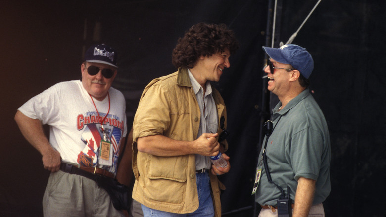 Woodstock 99 organizers onstage