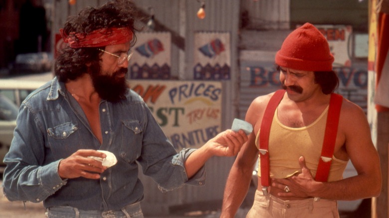 Cheech and Chong scene from Up in Smoke