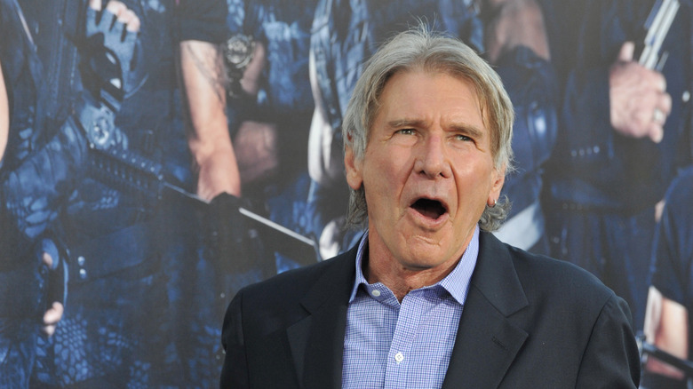 Harrison Ford responding to someone saying he shouldn't be able to fly planes