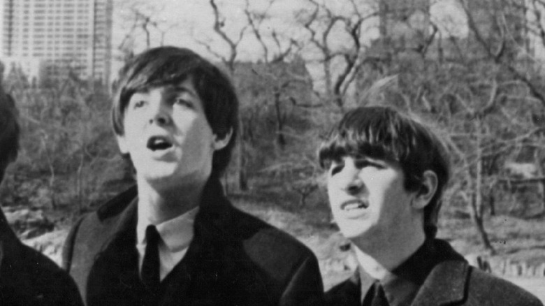 Ringo Starr and Paul McCartney in 1964