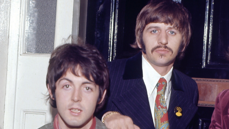 Paul McCartney and Ringo Starr in 1967