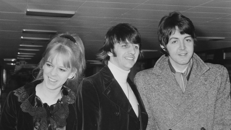 Maureen Cox, Ringo Starr, and Paul McCartney