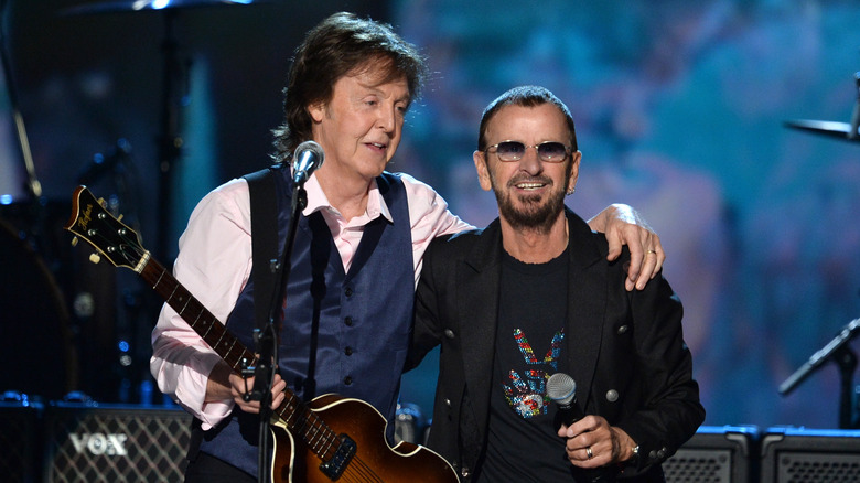Paul McCartney and Ringo Starr at the Grammys