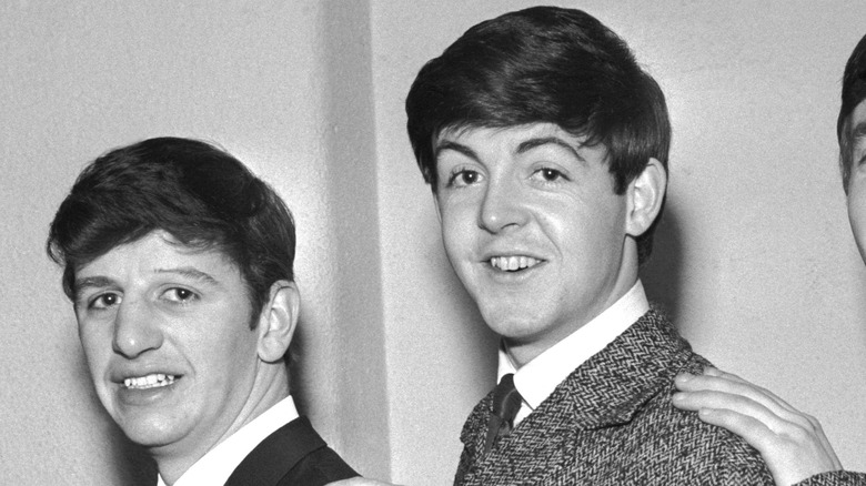 Ringo Starr and Paul McCartney in 1962