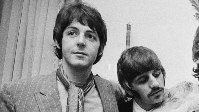 Paul McCartney and Ringo Starr in 1967