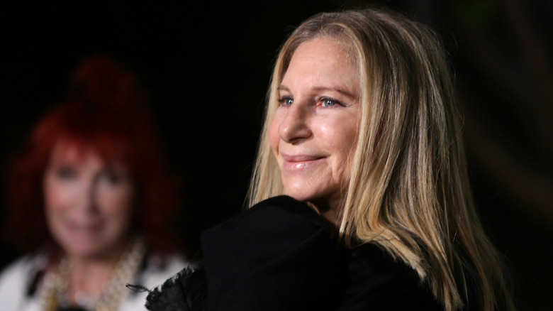 Barbra Streisand smiling