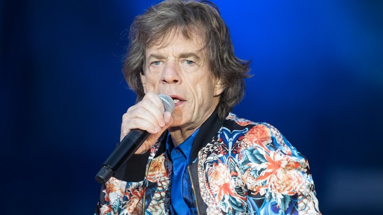 Mick Jagger singing in 2018