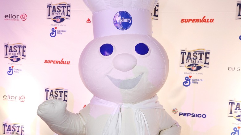 Pillsbury Doughboy posing