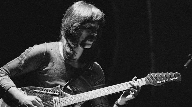 Steve Hackett playing guitar