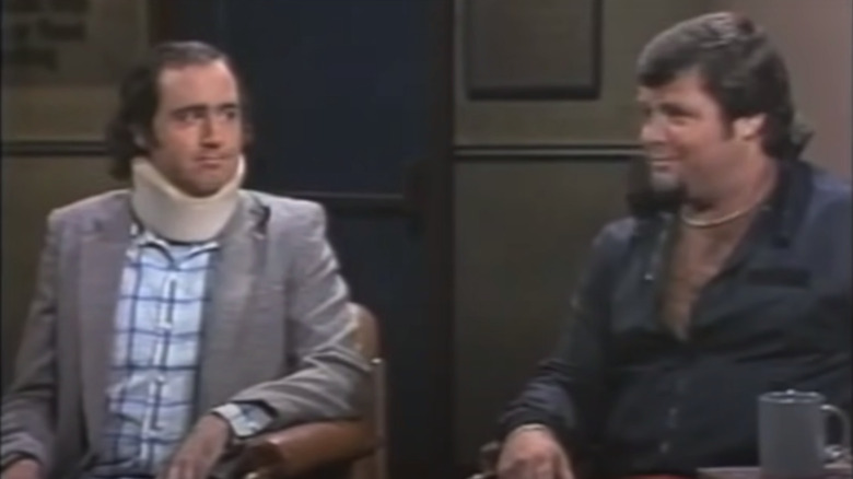 Andy Kaufman and Jerry Lawler on David Letterman