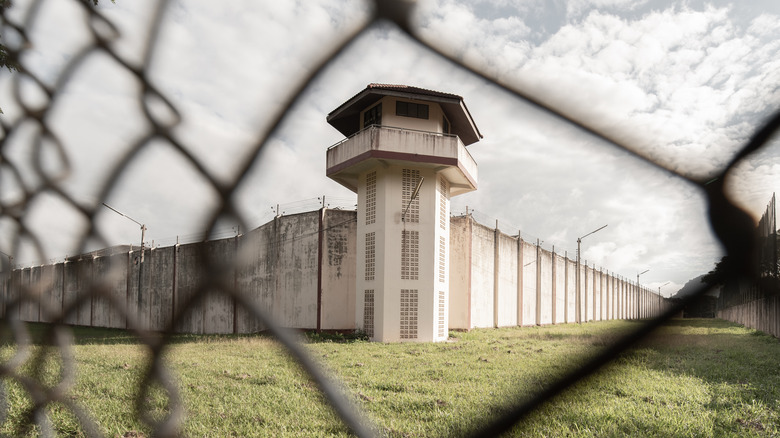 A prison tower