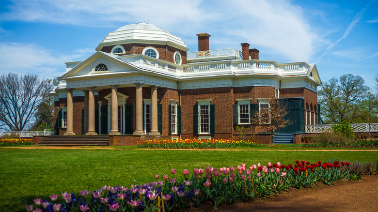 Jefferson's estate Monticello, in Virginia