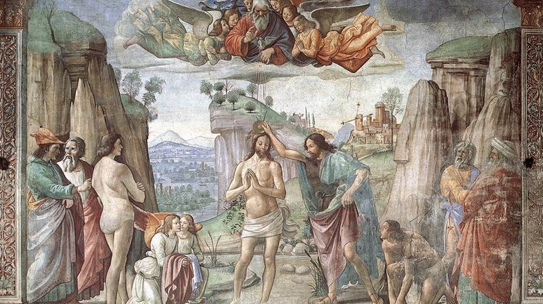 Cappella Tornabuoni, Baptism of Christ
