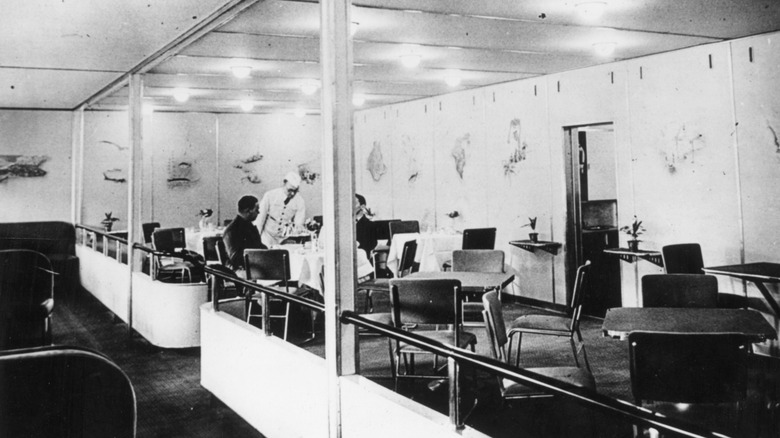 dining room of the Hindenburg