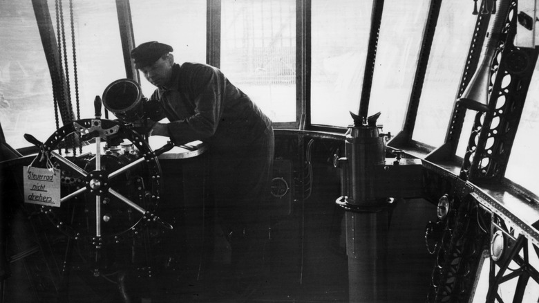 interior photo of Hindenburg crew space