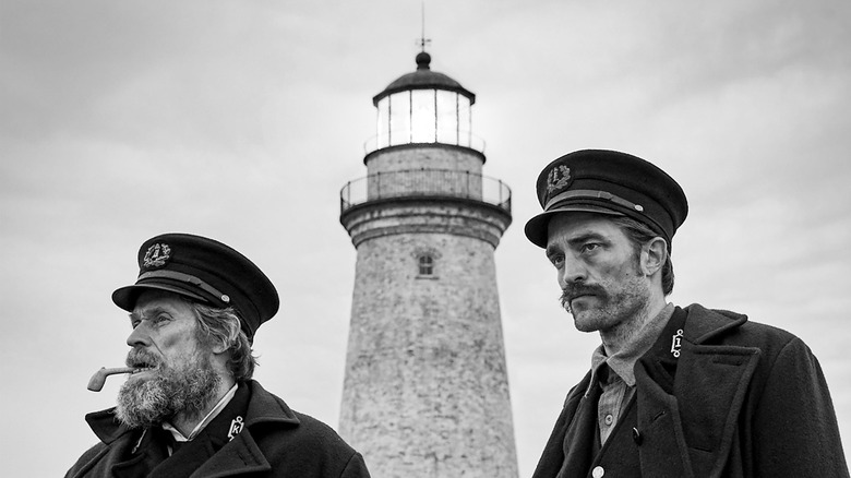 Willem DaFoe and Robert Pattinson in The Lighthouse