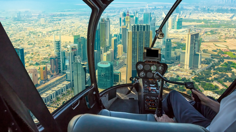 Dubai seen from helicopter