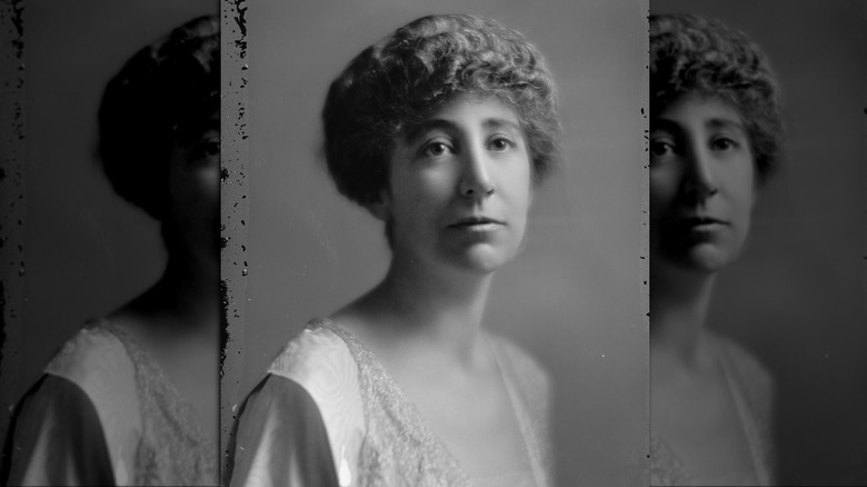 A photograph of young Jeannette Rankin