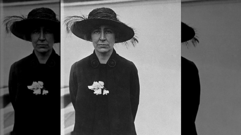 A photograph of Jeannette Rankin