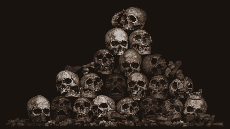 Pile of skulls