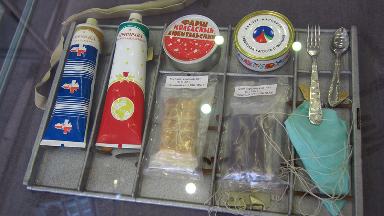 Russian food for space flight