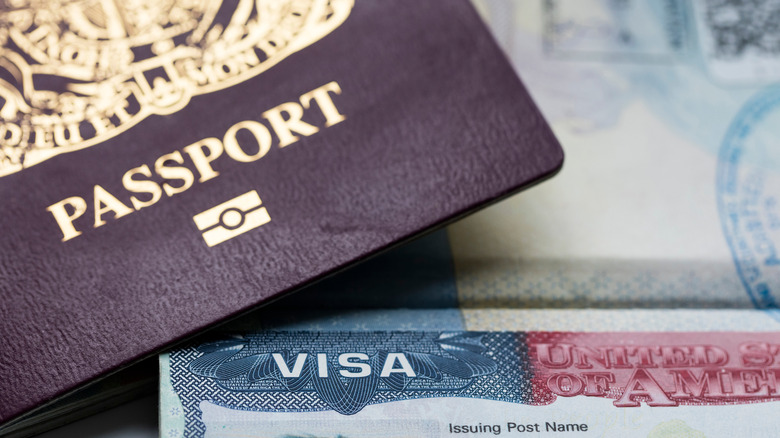 visa and passport