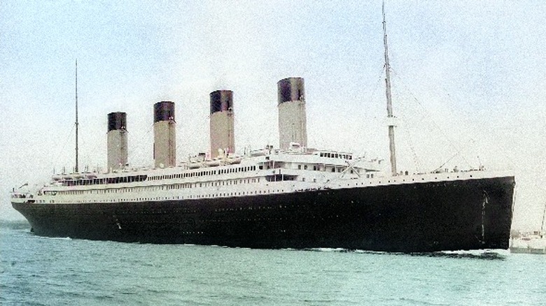 Titanic in color
