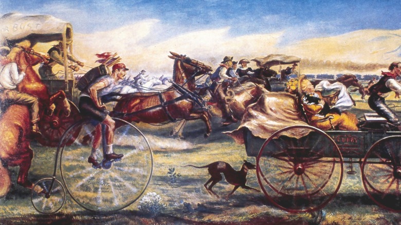Oklahoma land rush 1889
