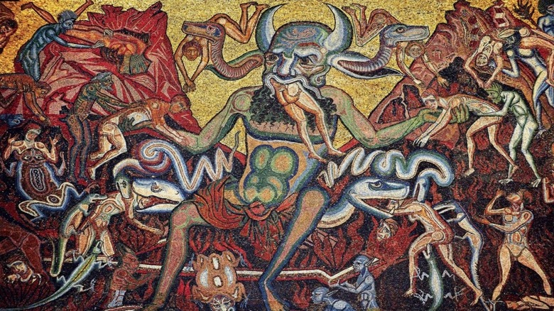Hell in the Florence Baptistry mosaics