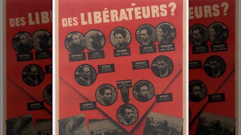 French Resistance Nazi wanted poster