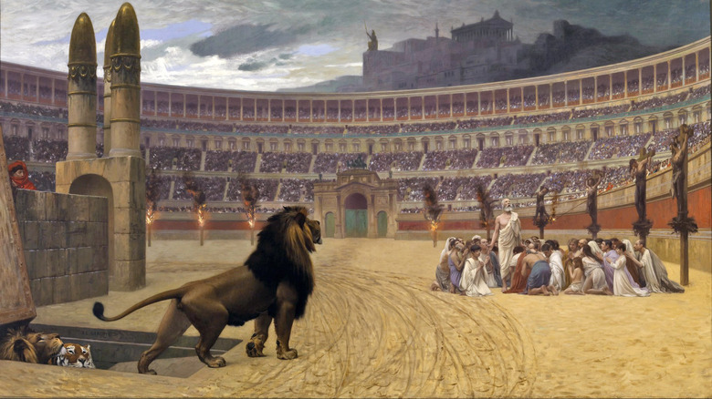 Lion in the Colosseum