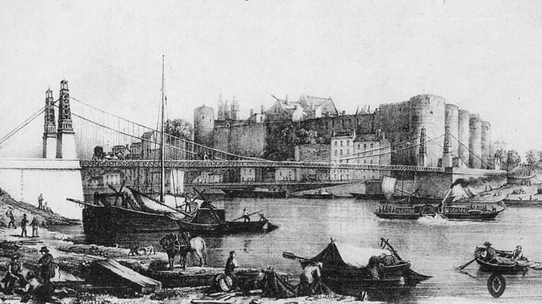 Angers Bridge before the collapse