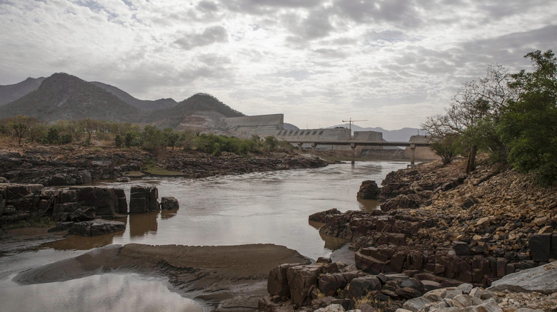 Grand Ethiopian Renaissance Dam under construction