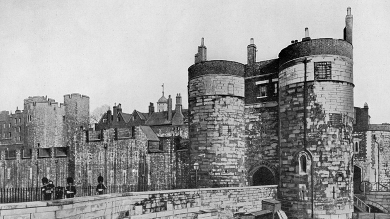 Tower of London black and white photo