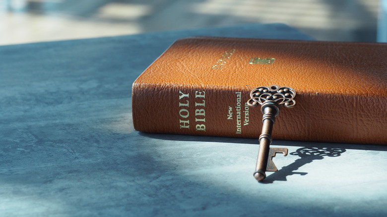 The Holy Bible and key