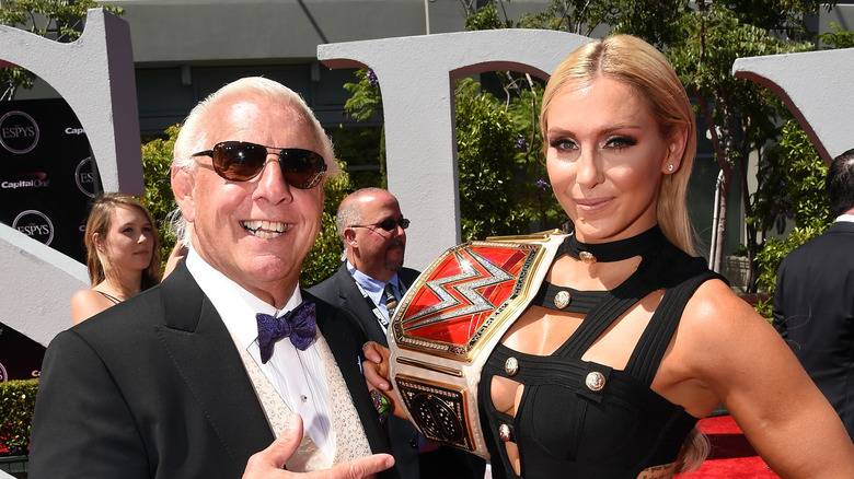 Ric and Charlotte Flair