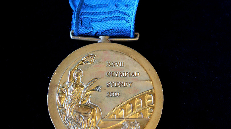 2000 Olympic gold medal being auctioned