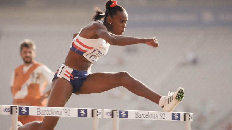 Jackie Joyner-Kersee hurdles olympics