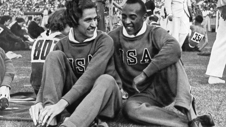 Helen Stephens with jesse owens