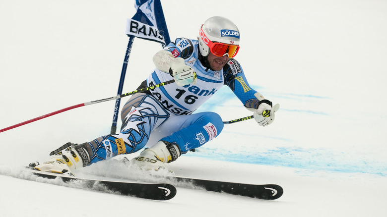 Bode Miller skiing competition