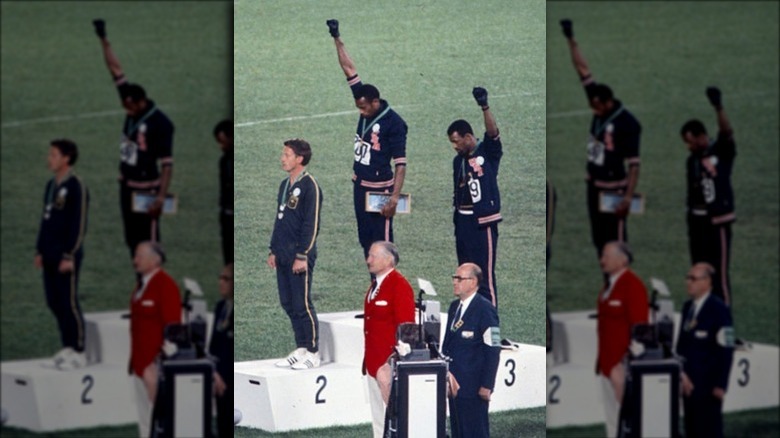 tommie smith olympic podium protest