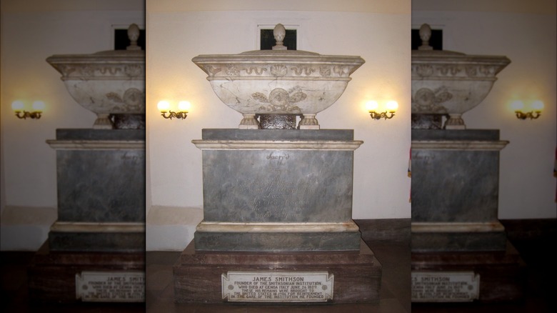 James Smithson's remains