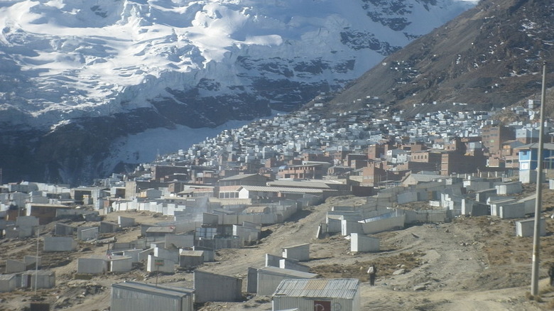 La Rinconada settlement in Peru