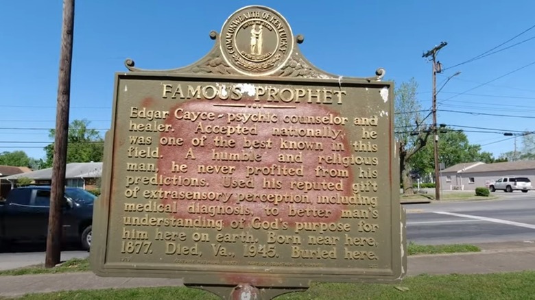 Edgar Cayce historical marker