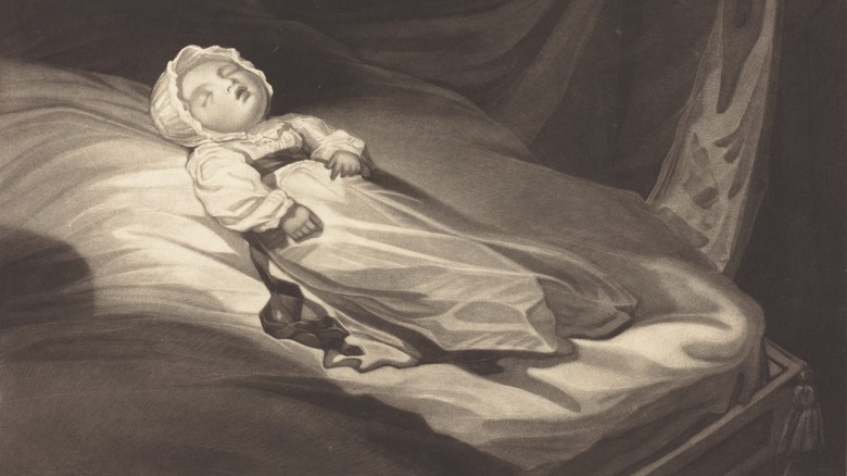 Sleeping infant