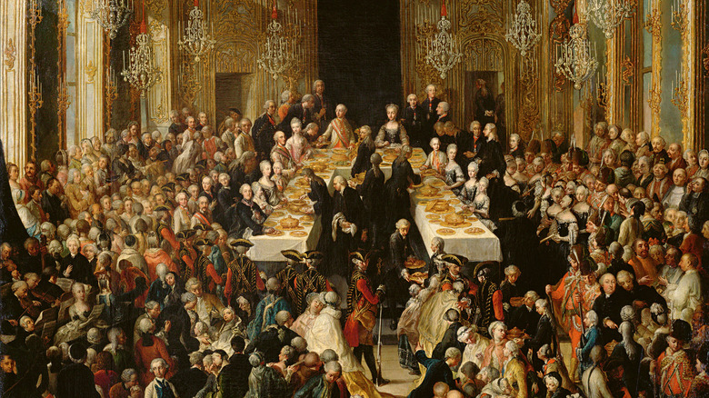 Court Banquet to celebrate the Engagement of Archduchess Marie Christine to Prince Albert of Saxony, 1766