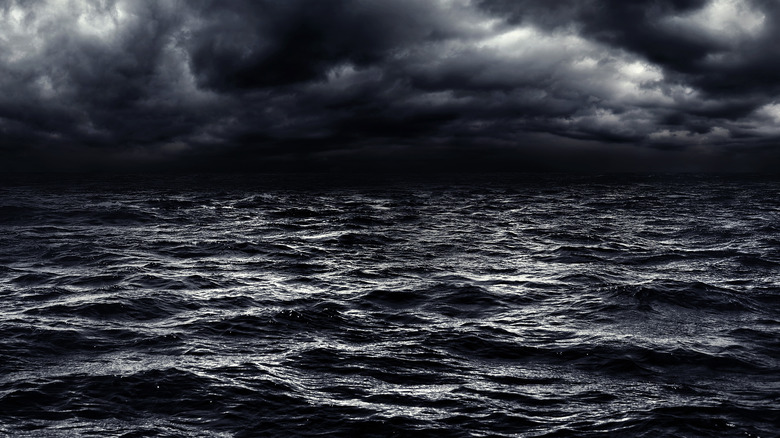 Dark Stormy sea